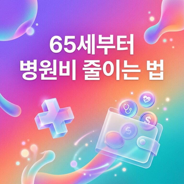ai thumbnail gradient 65세부터 병원비 줄이는 법 1787758912