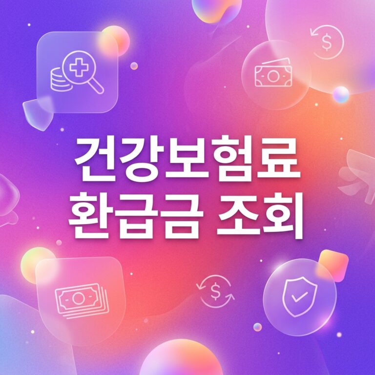 ai thumbnail gradient 건강보험료 환급금 조회 1786923393