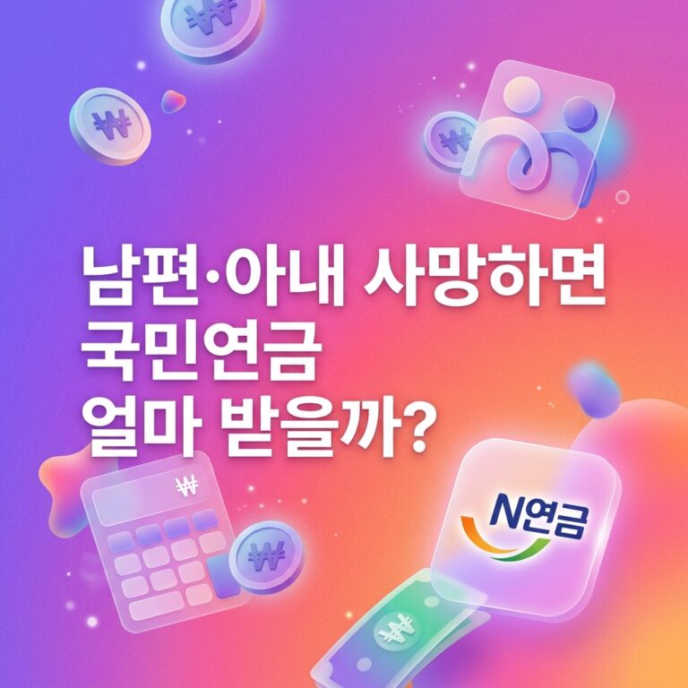 ai thumbnail gradient 남편·아내 사망하면 국민연금 얼마 받을까 1787999547