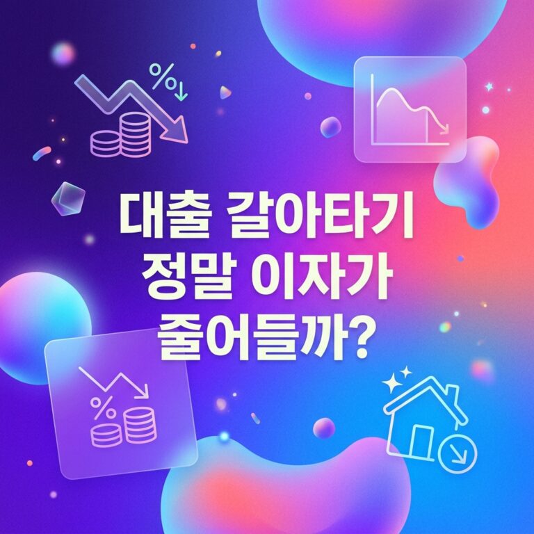 ai thumbnail gradient 대출 갈아타기 정말 이자가 줄어들까 1790529721