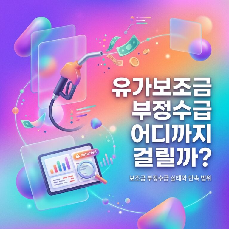ai thumbnail gradient 유가보조금 부정수급 어디까지 걸릴까 1790716630