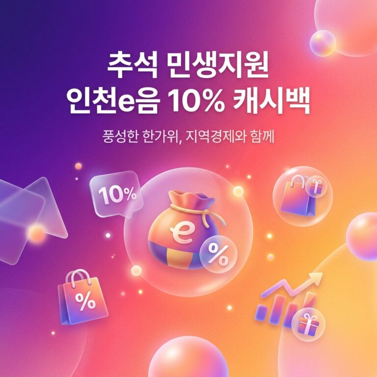 ai thumbnail gradient 추석 민생지원 인천e음 10 캐시백 1790109780